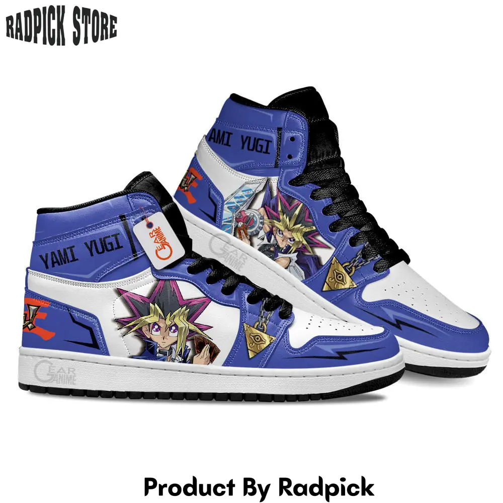 Yugi mutou air jordan high top sneakers anime mn28  rp0359476